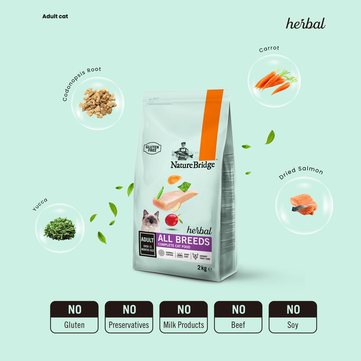 NatureBridge Herbal Complete Food for Adult Sterilized Cat